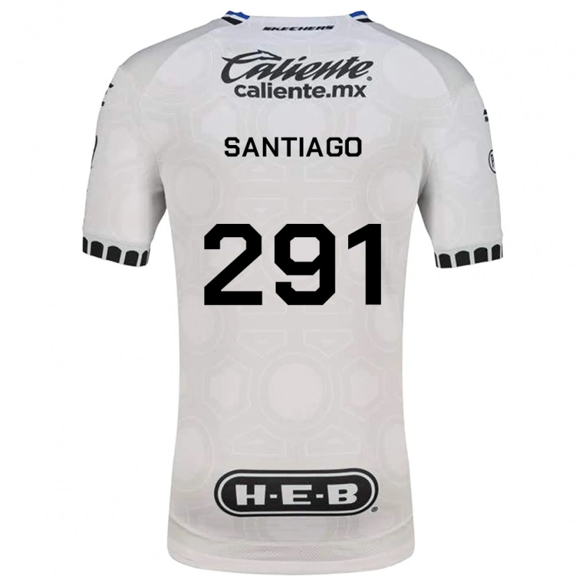 Danxen Donna Maglia Santiago De La Barrera #291 Bianco Nero Blu Kit Gara Home 2026/27 Maglietta