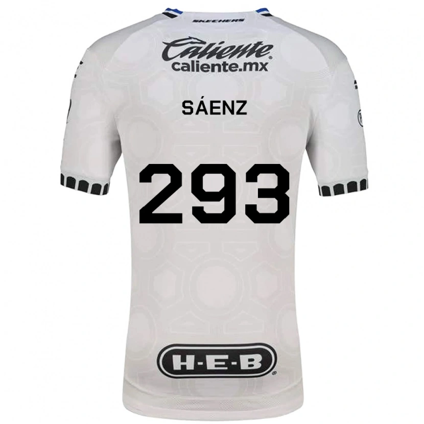 Danxen Donna Maglia Nicolás Sáenz #293 Bianco Nero Blu Kit Gara Home 2026/27 Maglietta