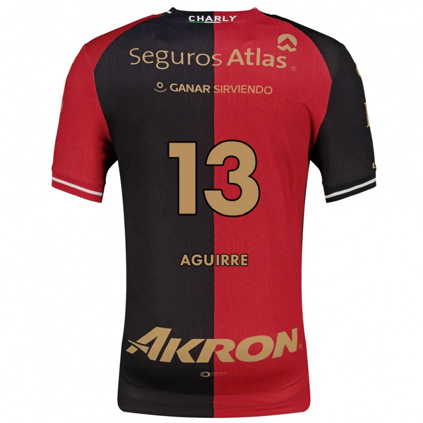 Danxen Donna Maglia Gaddi Aguirre #13 Rosso Nero Marrone Kit Gara Home 2026/27 Maglietta