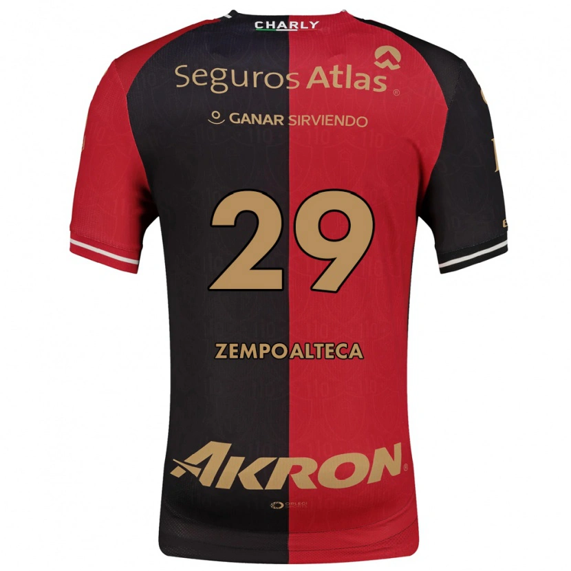 Danxen Donna Maglia Karla Zempoalteca #29 Rosso Nero Marrone Kit Gara Home 2026/27 Maglietta