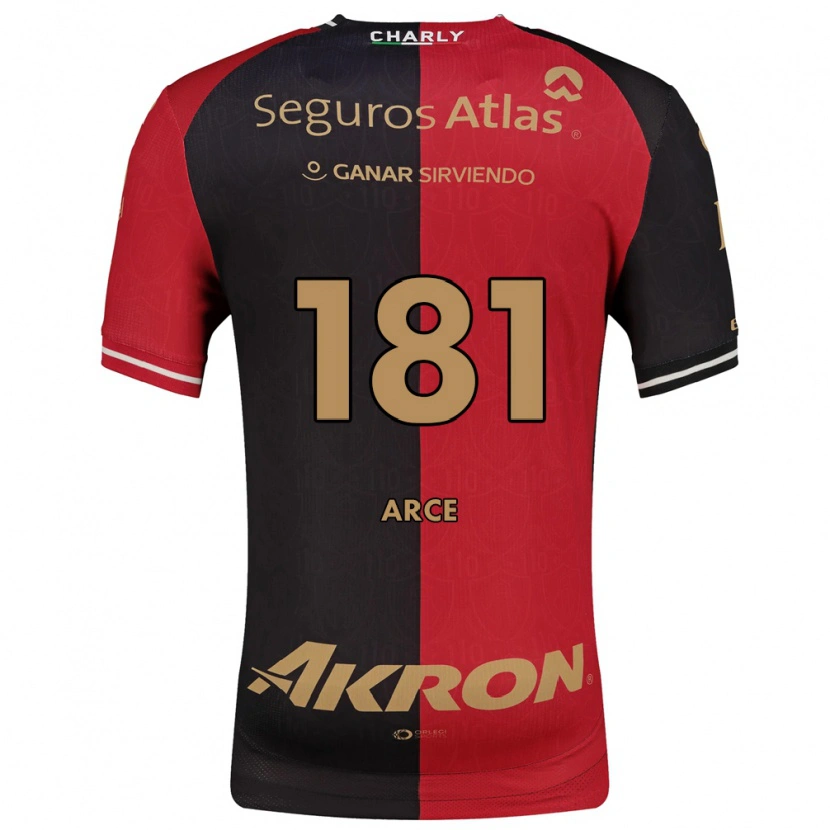 Danxen Donna Maglia Edson Arce #181 Rosso Nero Marrone Kit Gara Home 2026/27 Maglietta