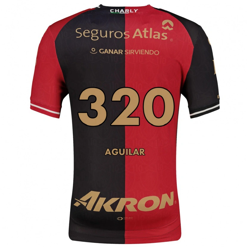 Danxen Donna Maglia Ángel Aguilar #320 Rosso Nero Marrone Kit Gara Home 2026/27 Maglietta
