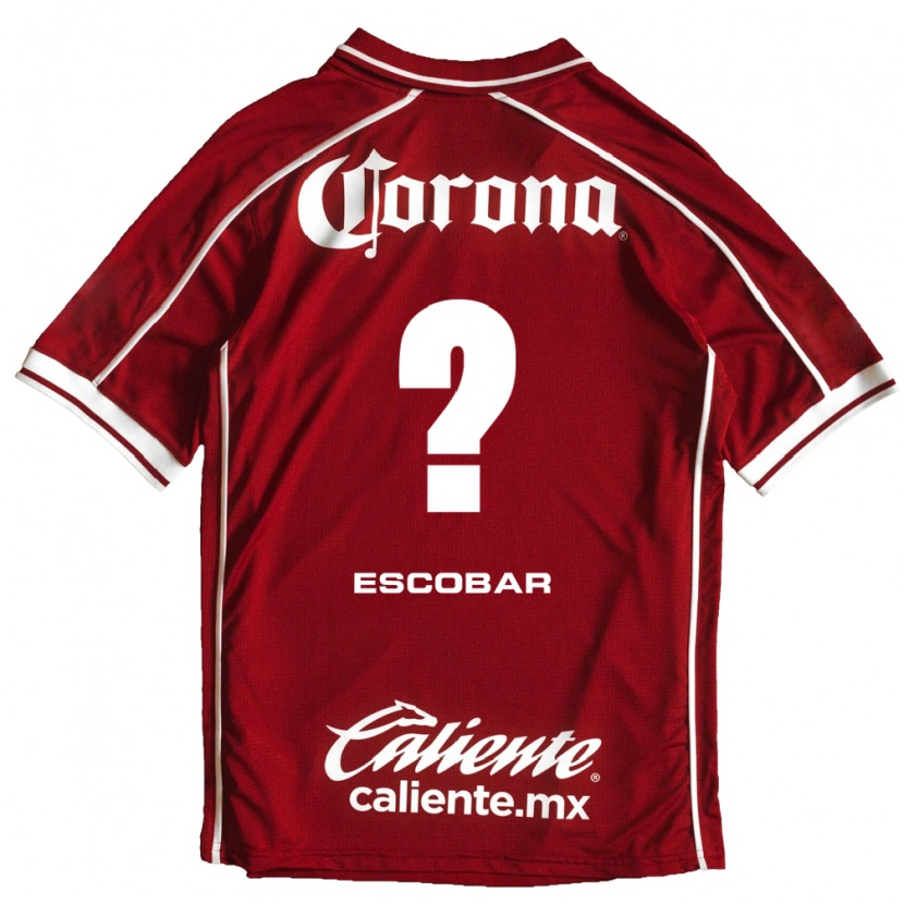 Danxen Donna Maglia Juan Escobar #0 Bianco Rosso Kit Gara Home 2026/27 Maglietta