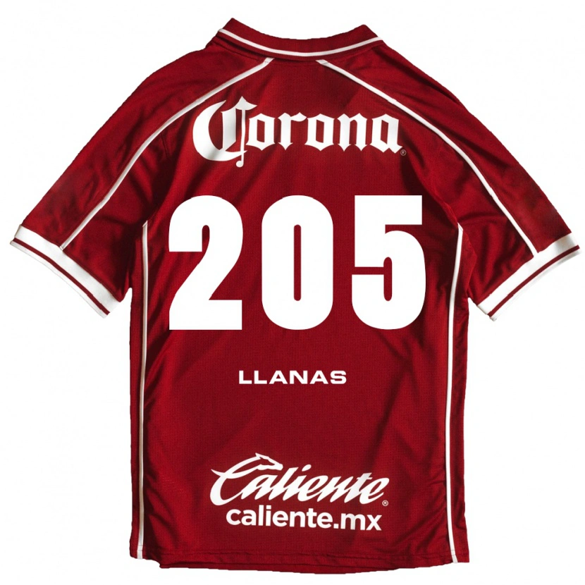 Danxen Donna Maglia Emmanuel Llanas #205 Bianco Rosso Kit Gara Home 2026/27 Maglietta