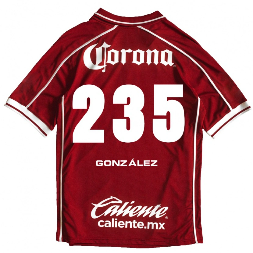 Danxen Donna Maglia Ian González #235 Bianco Rosso Kit Gara Home 2026/27 Maglietta