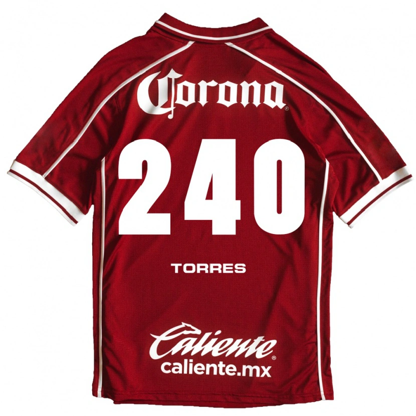 Danxen Donna Maglia Santiago Torres #240 Bianco Rosso Kit Gara Home 2026/27 Maglietta