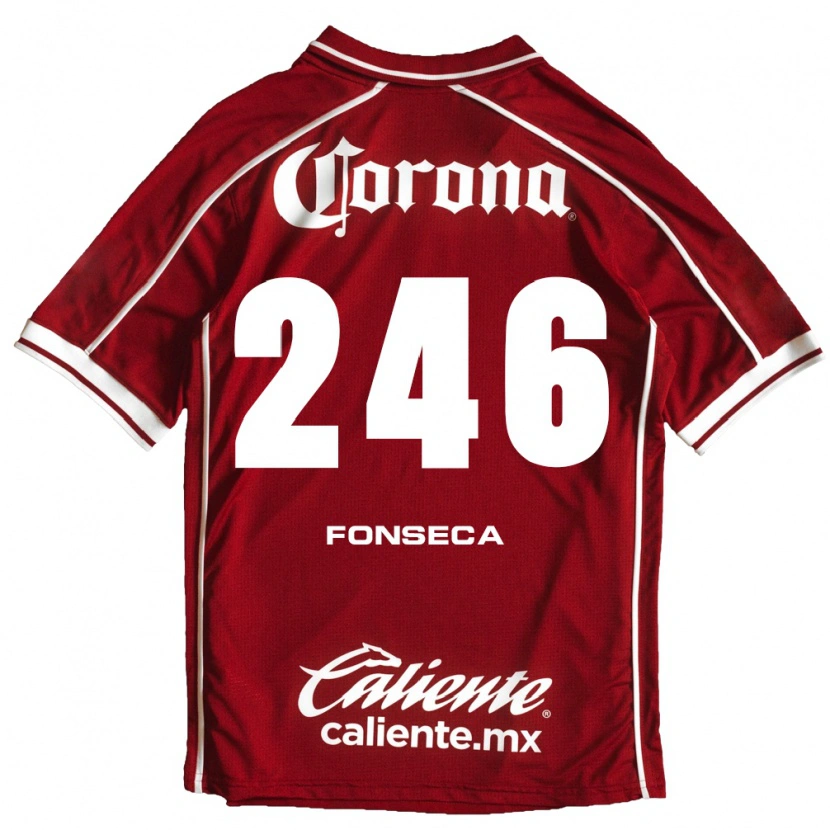 Danxen Donna Maglia Fernando Fonseca #246 Bianco Rosso Kit Gara Home 2026/27 Maglietta