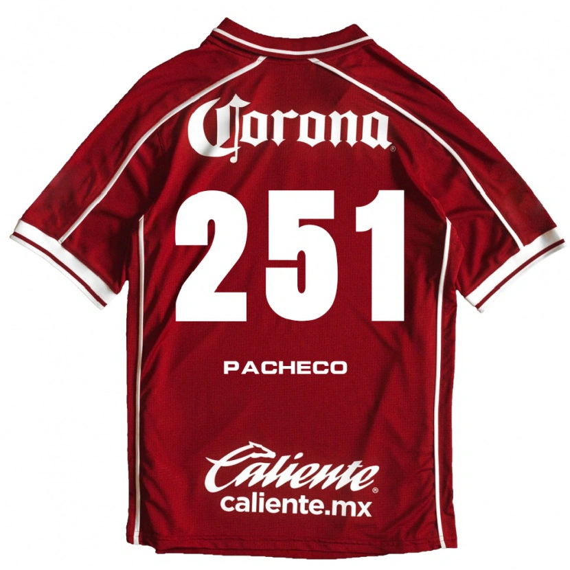 Danxen Donna Maglia Yael Pacheco #251 Bianco Rosso Kit Gara Home 2026/27 Maglietta