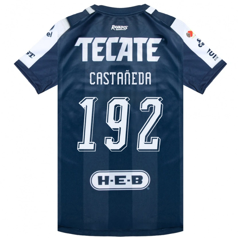 Danxen Donna Maglia Jonathan Castañeda #192 Bluinchiostro Bianco Rosso Kit Gara Home 2026/27 Maglietta