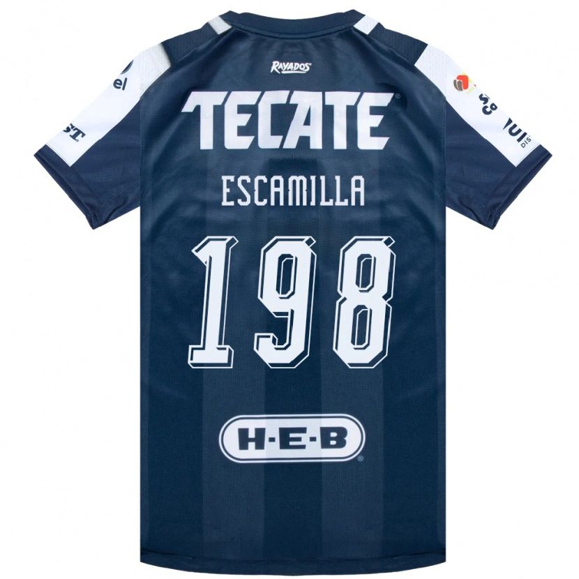 Danxen Donna Maglia Diego Escamilla #198 Bluinchiostro Bianco Rosso Kit Gara Home 2026/27 Maglietta