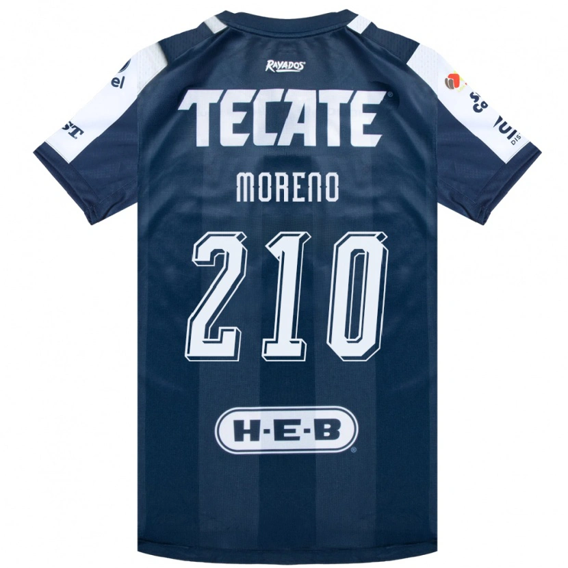 Danxen Donna Maglia Gael Moreno #210 Bluinchiostro Bianco Rosso Kit Gara Home 2026/27 Maglietta