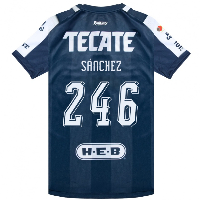 Danxen Donna Maglia Diego Sánchez #246 Bluinchiostro Bianco Rosso Kit Gara Home 2026/27 Maglietta