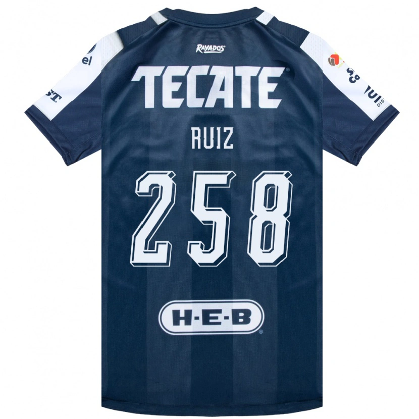 Danxen Donna Maglia Diego Ruiz #258 Bluinchiostro Bianco Rosso Kit Gara Home 2026/27 Maglietta