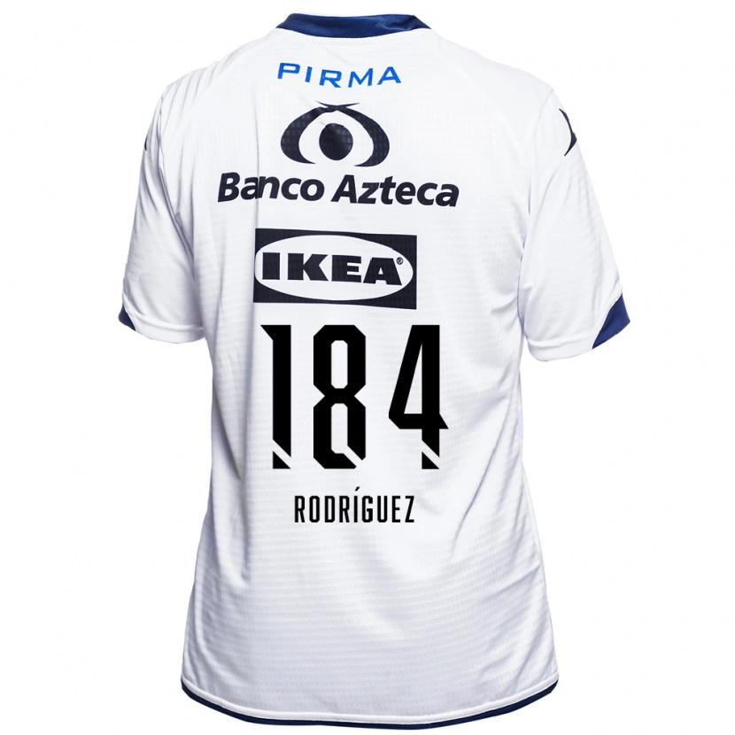 Danxen Donna Maglia Christopher Rodríguez #184 Bianco Nero Blu Kit Gara Home 2026/27 Maglietta