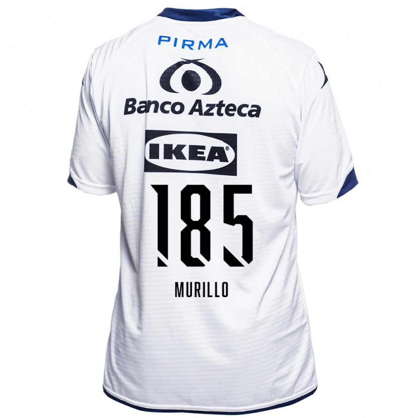 Danxen Donna Maglia Keoki Murillo #185 Bianco Nero Blu Kit Gara Home 2026/27 Maglietta