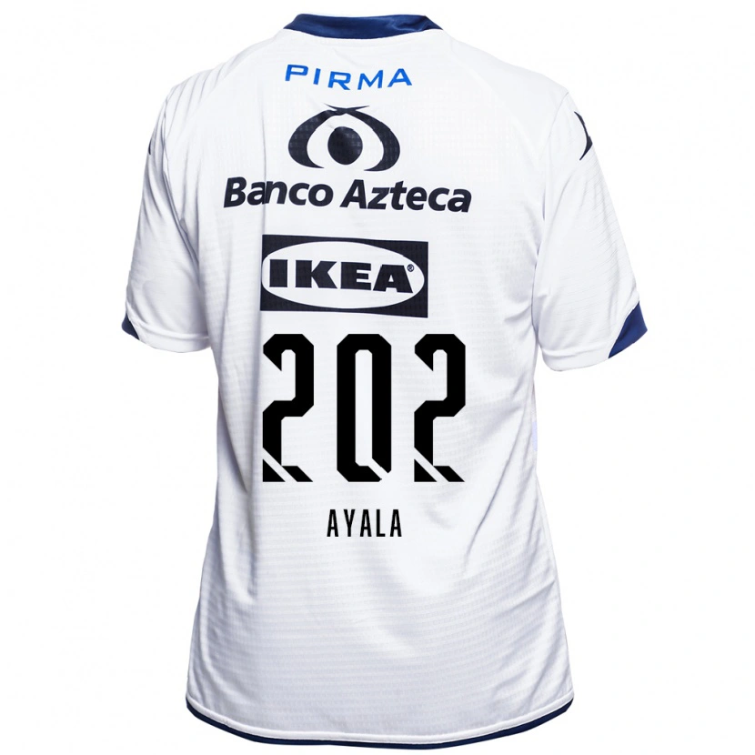 Danxen Donna Maglia Diego Ayala #202 Bianco Nero Blu Kit Gara Home 2026/27 Maglietta