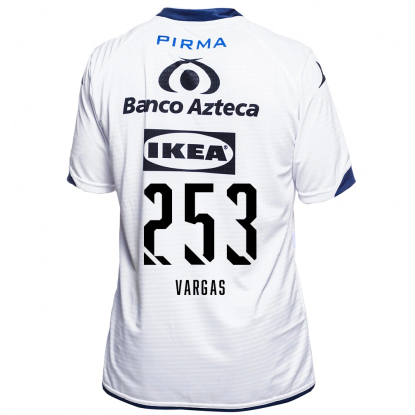 Danxen Donna Maglia Edwin Vargas #253 Bianco Nero Blu Kit Gara Home 2026/27 Maglietta