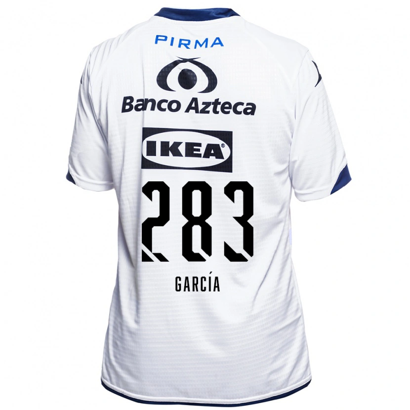 Danxen Donna Maglia Francisco García #283 Bianco Nero Blu Kit Gara Home 2026/27 Maglietta