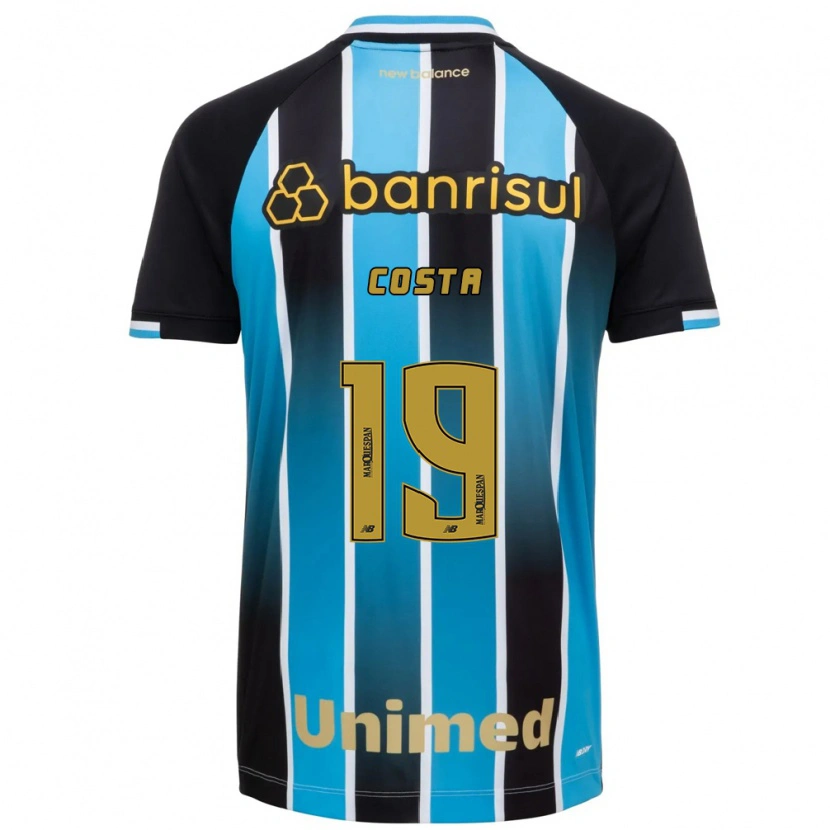 Danxen Donna Maglia Diego Costa #19 Blu Marrone Nero Kit Gara Home 2026/27 Maglietta