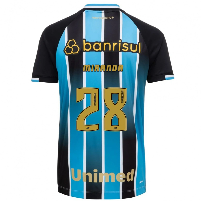 Danxen Donna Maglia Paulo Miranda #28 Blu Marrone Nero Kit Gara Home 2026/27 Maglietta