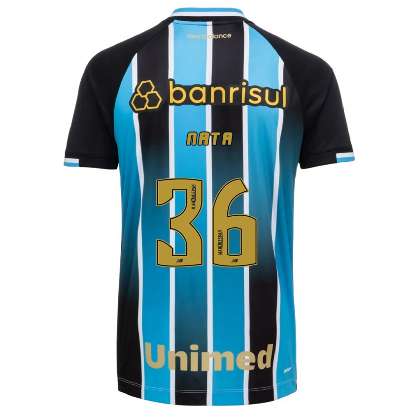 Danxen Donna Maglia Natã #36 Blu Marrone Nero Kit Gara Home 2026/27 Maglietta