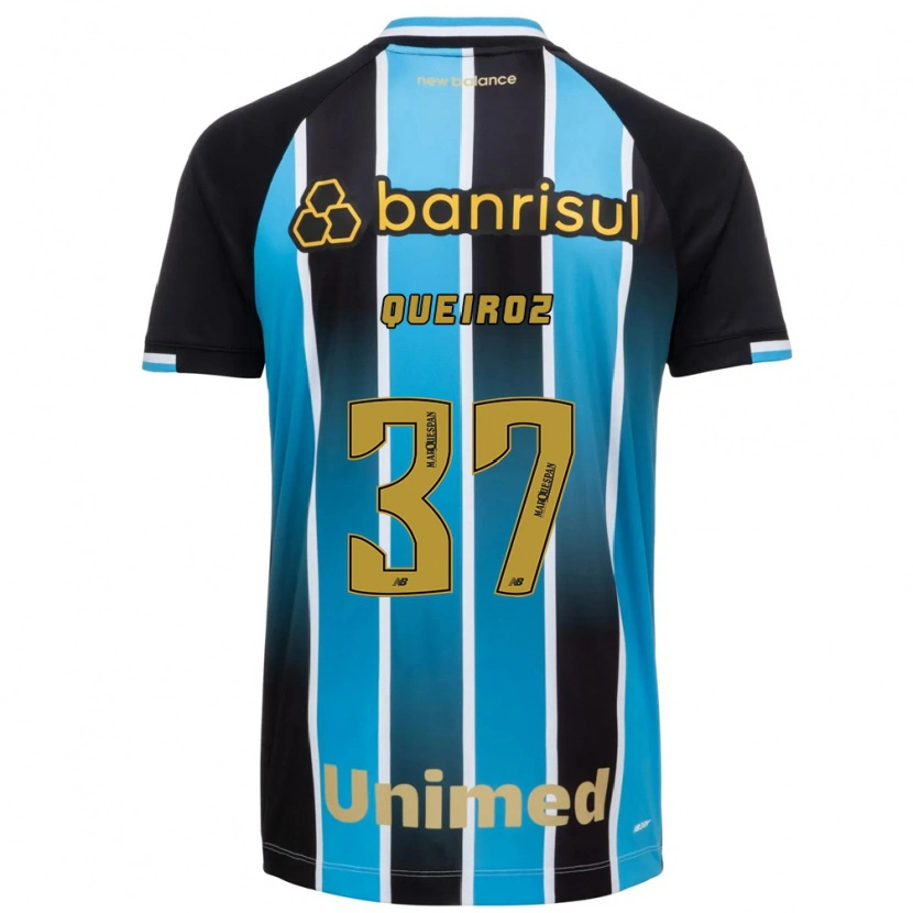 Danxen Donna Maglia Du Queiroz #37 Blu Marrone Nero Kit Gara Home 2026/27 Maglietta
