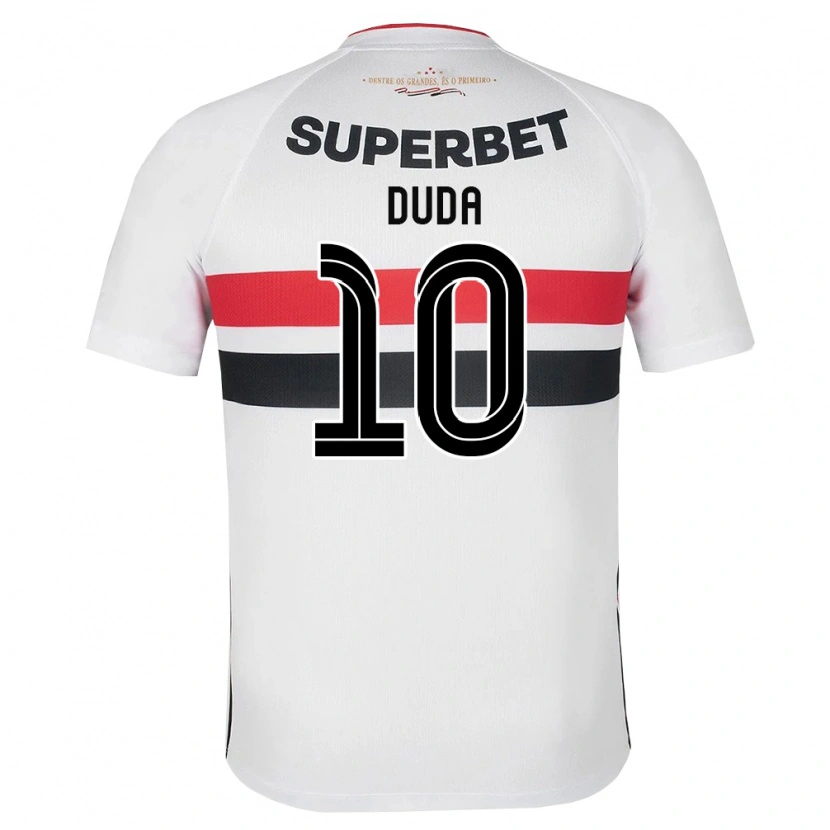 Danxen Donna Maglia Duda #10 Bianco Rosso Nero Kit Gara Home 2026/27 Maglietta
