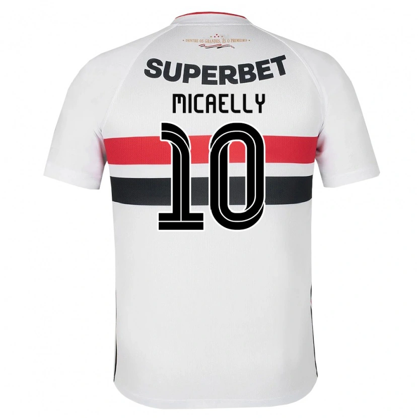Danxen Donna Maglia Micaelly #10 Bianco Rosso Nero Kit Gara Home 2026/27 Maglietta