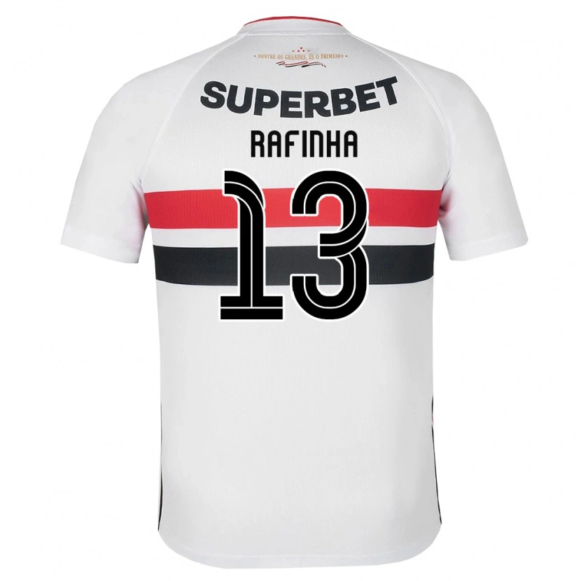 Danxen Donna Maglia Rafinha #13 Bianco Rosso Nero Kit Gara Home 2026/27 Maglietta