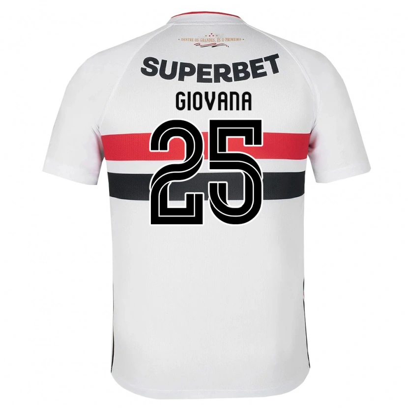 Danxen Donna Maglia Giovana #25 Bianco Rosso Nero Kit Gara Home 2026/27 Maglietta