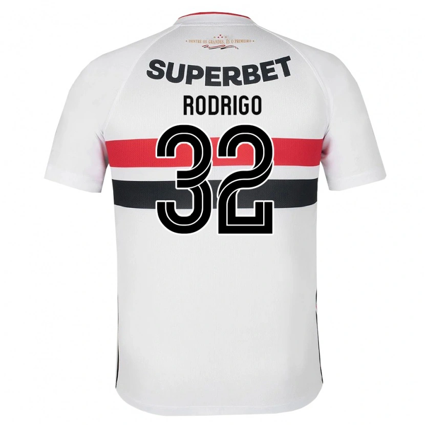 Danxen Donna Maglia Rodrigo #32 Bianco Rosso Nero Kit Gara Home 2026/27 Maglietta