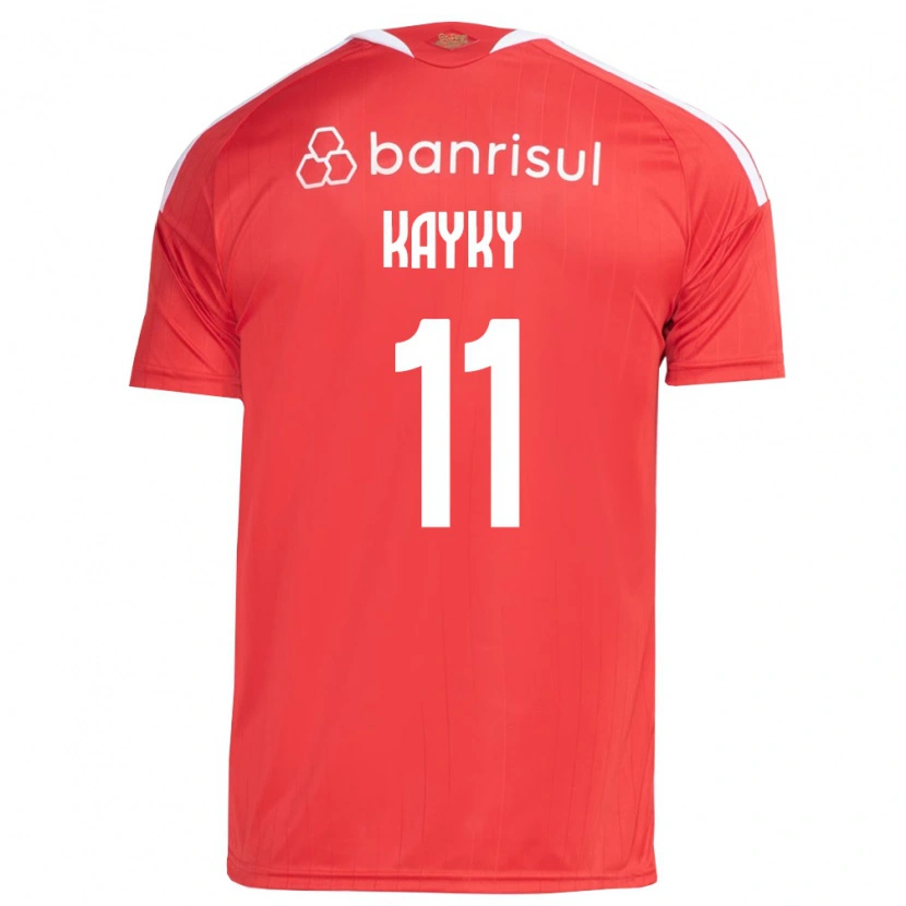 Danxen Donna Maglia Kayky Da Silva Chagas #11 Rosso Bianco Kit Gara Home 2026/27 Maglietta
