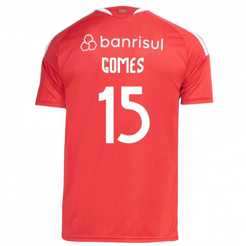Danxen Donna Maglia Bruno Gomes #15 Rosso Bianco Kit Gara Home 2026/27 Maglietta