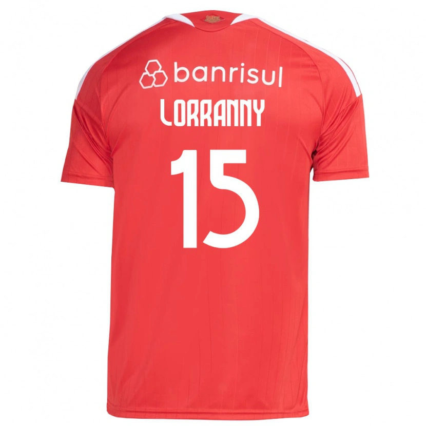 Danxen Donna Maglia Lorranny #15 Rosso Bianco Kit Gara Home 2026/27 Maglietta