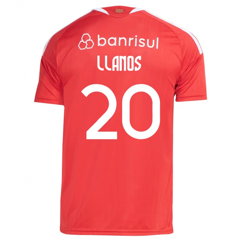 Danxen Donna Maglia Pati Llanos #20 Rosso Bianco Kit Gara Home 2026/27 Maglietta