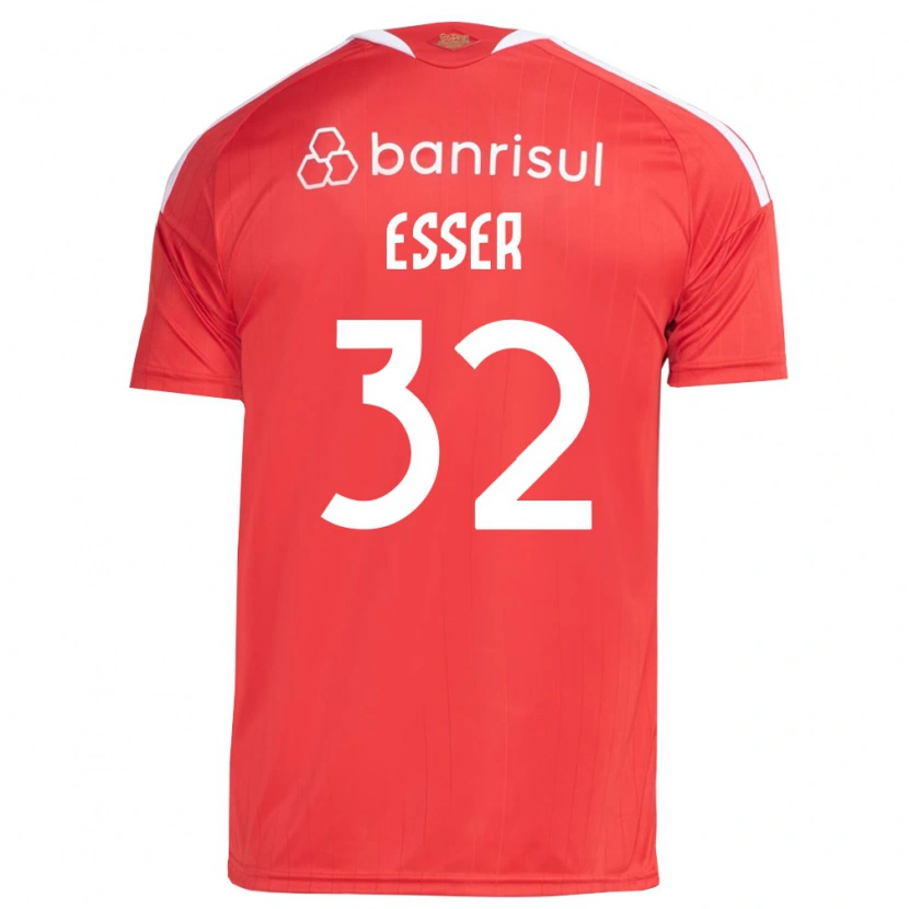 Danxen Donna Maglia Diego Esser #32 Rosso Bianco Kit Gara Home 2026/27 Maglietta
