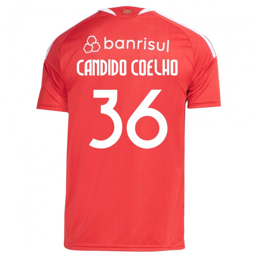 Danxen Donna Maglia Richard Candido Coelho #36 Rosso Bianco Kit Gara Home 2026/27 Maglietta