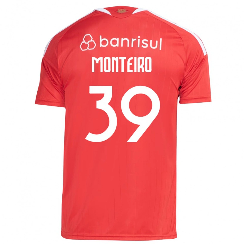 Danxen Donna Maglia Letícia Monteiro #39 Rosso Bianco Kit Gara Home 2026/27 Maglietta