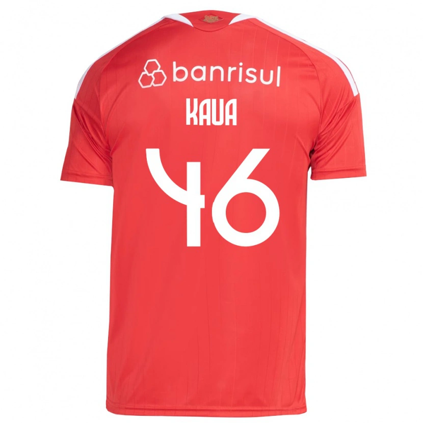 Danxen Donna Maglia Pedro Kauã #46 Rosso Bianco Kit Gara Home 2026/27 Maglietta