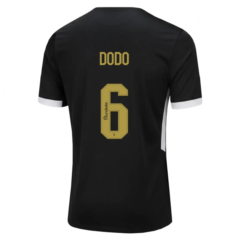 Danxen Donna Maglia Dodo #6 Nero Bianco Giallo Kit Gara Home 2026/27 Maglietta