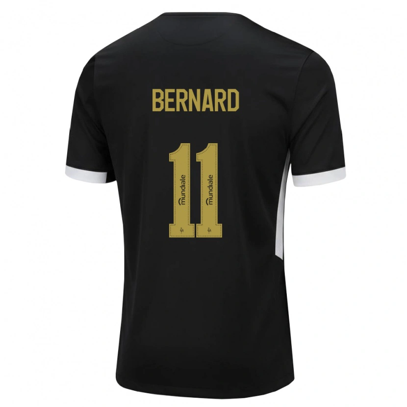 Danxen Donna Maglia Bernard Anício Caldeira Duarte #11 Nero Bianco Giallo Kit Gara Home 2026/27 Maglietta