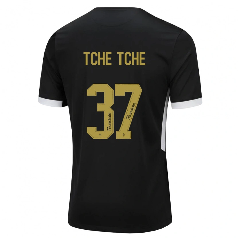Danxen Donna Maglia Tche Tche #37 Nero Bianco Giallo Kit Gara Home 2026/27 Maglietta