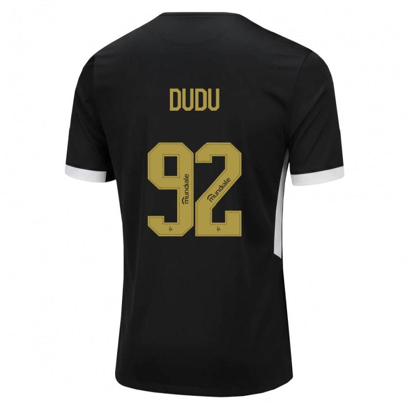 Danxen Donna Maglia Dudu #92 Nero Bianco Giallo Kit Gara Home 2026/27 Maglietta