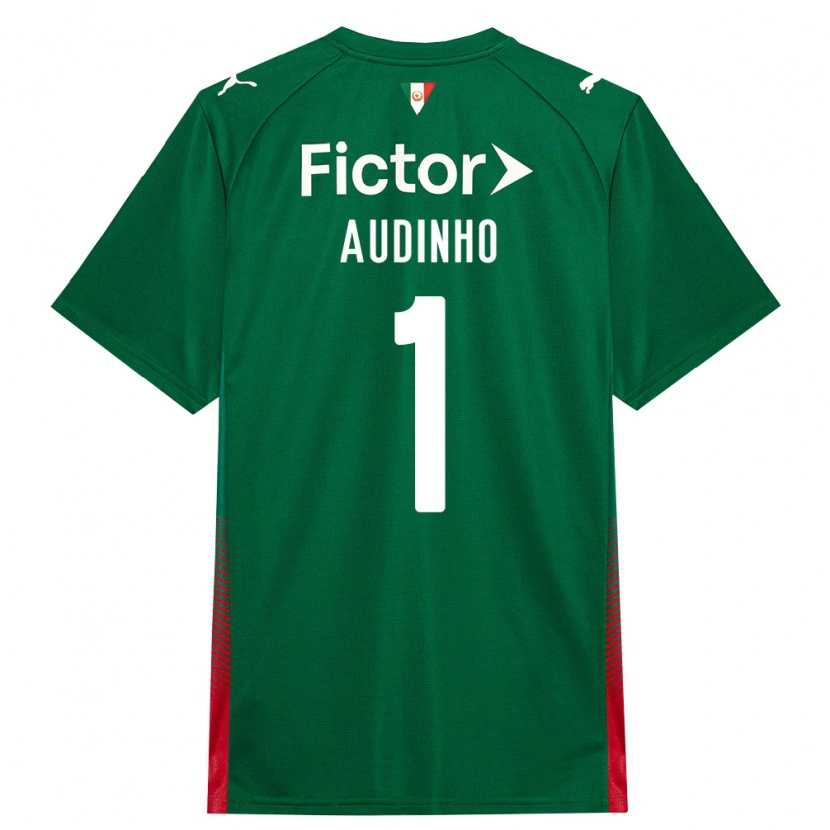 Danxen Donna Maglia Audo Ventilari Albuquerque Da Costa #1 Verde Rosso Bianco Kit Gara Home 2026/27 Maglietta