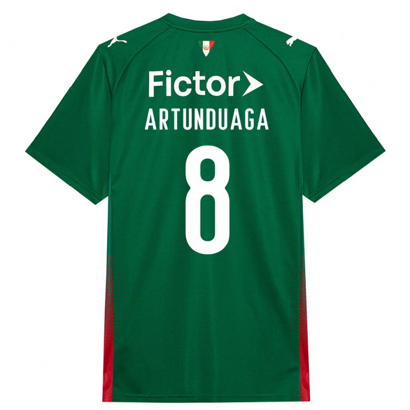 Danxen Donna Maglia Grover Artunduaga #8 Verde Rosso Bianco Kit Gara Home 2026/27 Maglietta