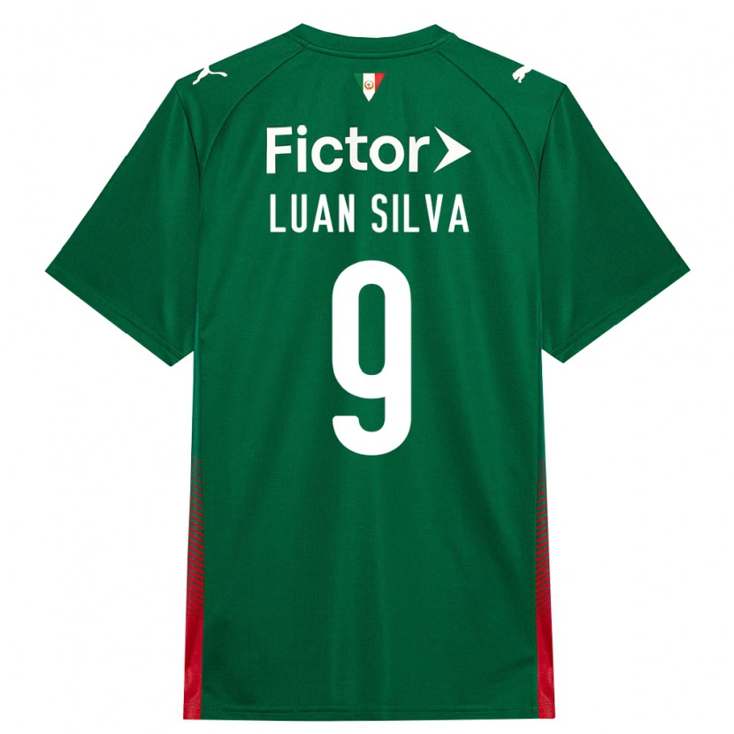 Danxen Donna Maglia Luan Silva #9 Verde Rosso Bianco Kit Gara Home 2026/27 Maglietta