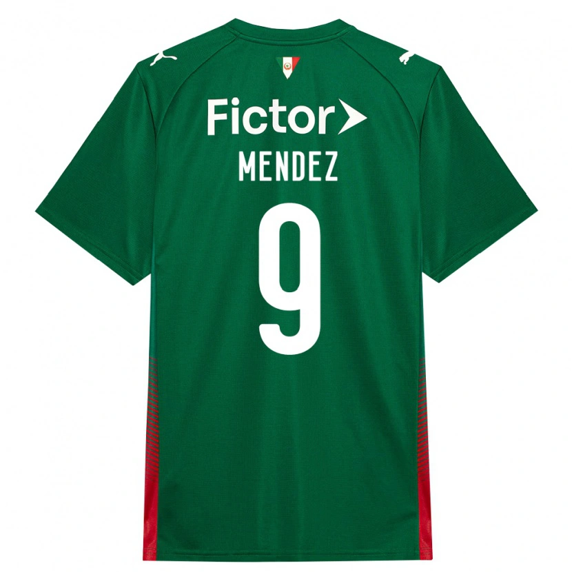 Danxen Donna Maglia Cesar Mendez #9 Verde Rosso Bianco Kit Gara Home 2026/27 Maglietta