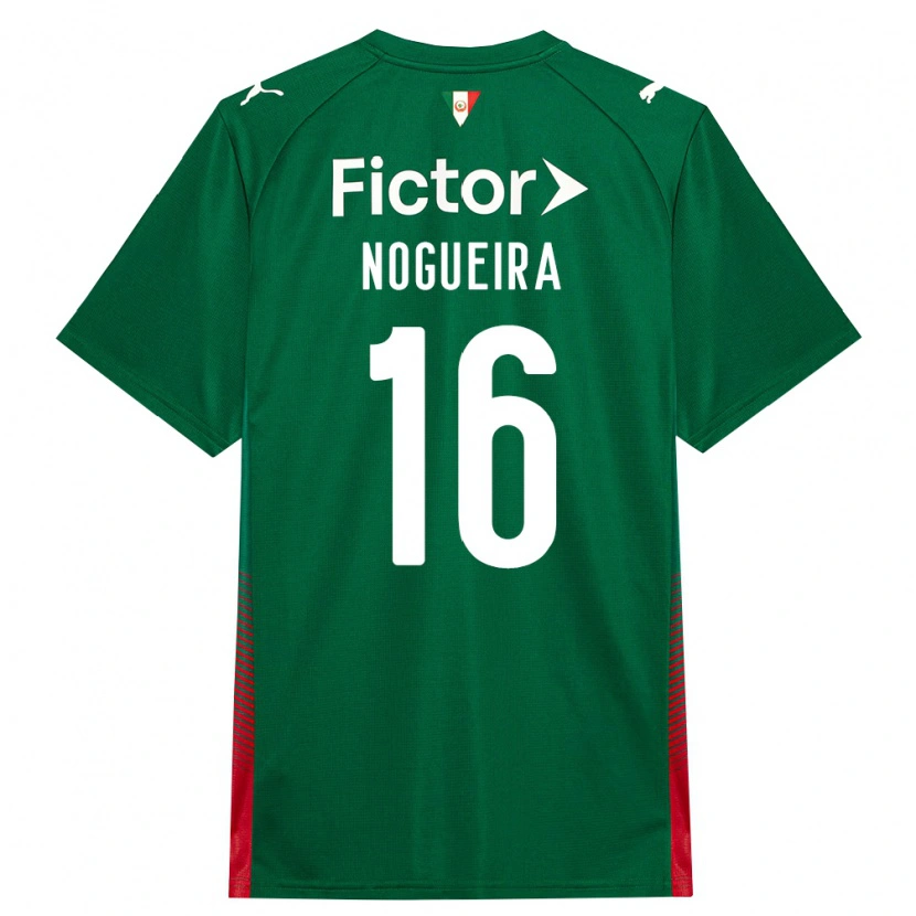 Danxen Donna Maglia Guilherme Nogueira #16 Verde Rosso Bianco Kit Gara Home 2026/27 Maglietta