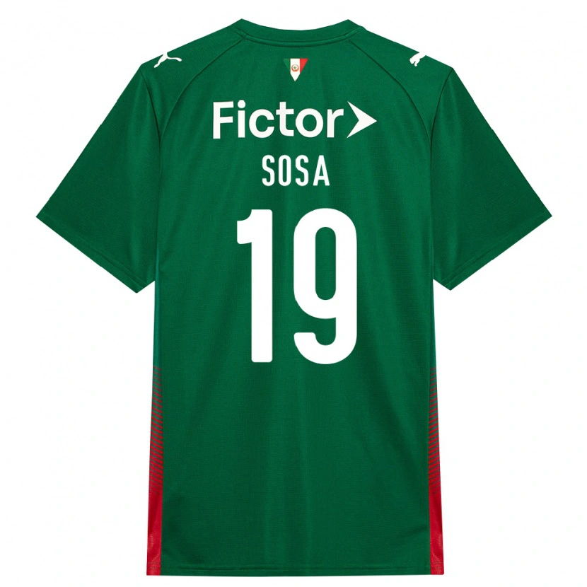 Danxen Donna Maglia Ramón Sosa #19 Verde Rosso Bianco Kit Gara Home 2026/27 Maglietta