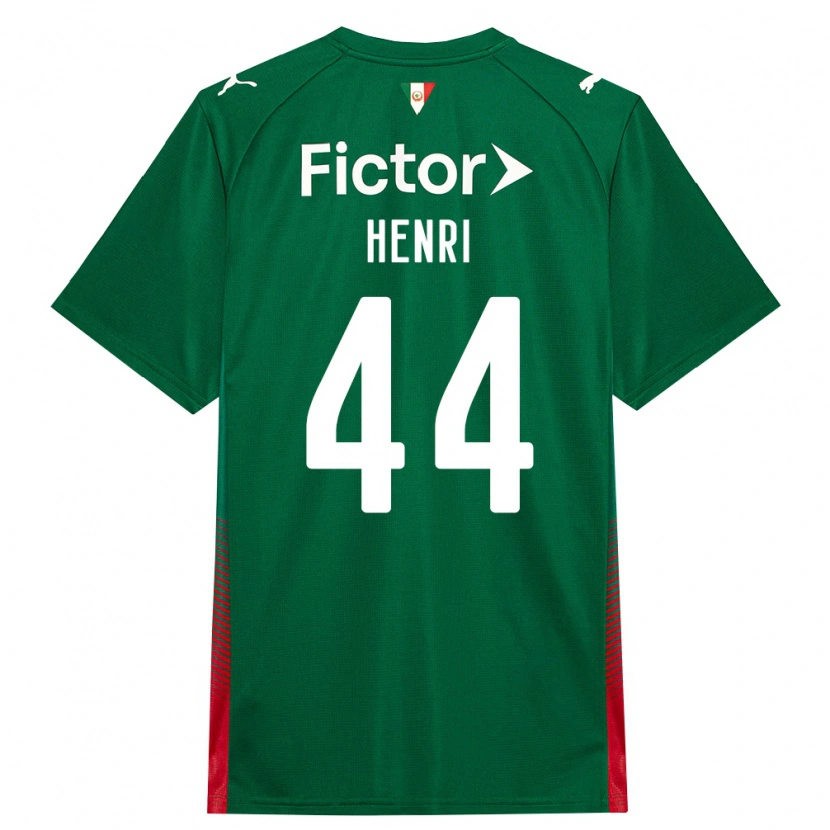 Danxen Donna Maglia Henri #44 Verde Rosso Bianco Kit Gara Home 2026/27 Maglietta